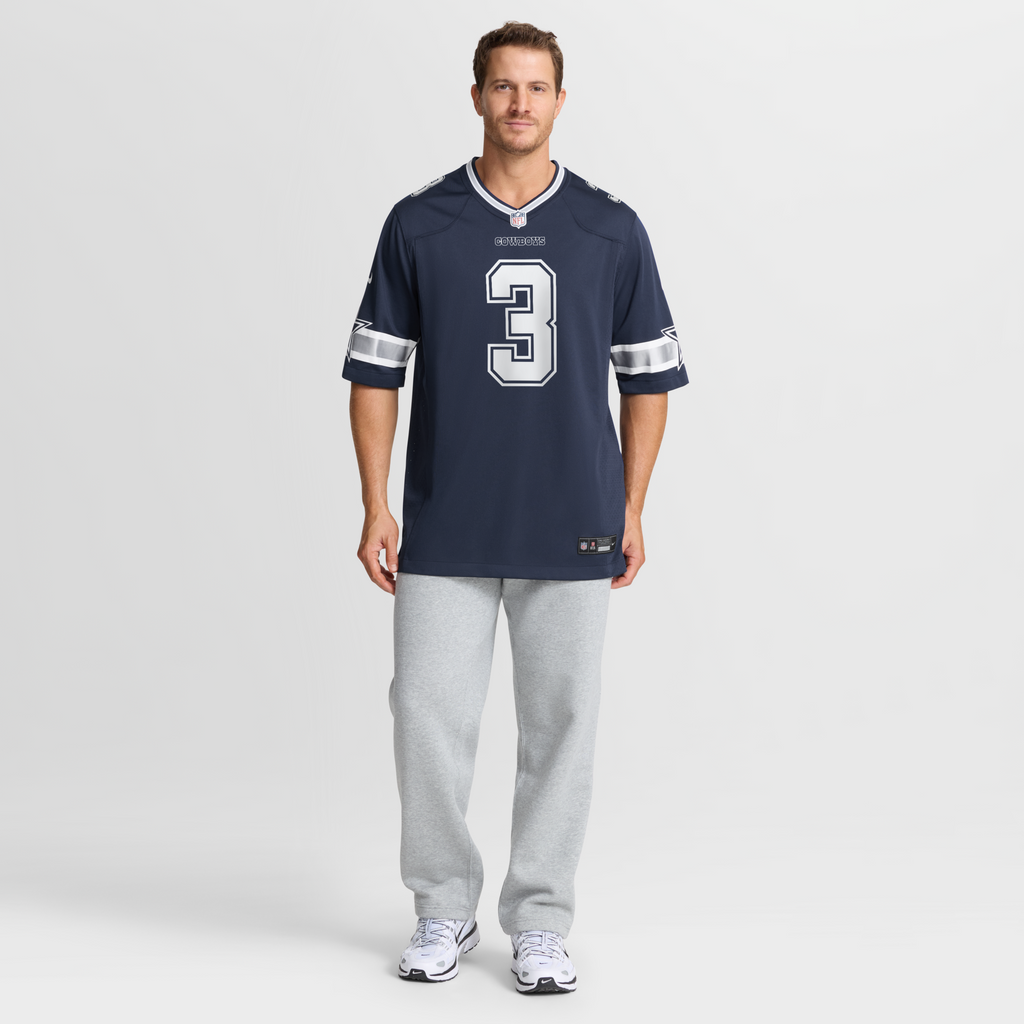 Dallas Cowboys George Pickens Navy Game Jersey