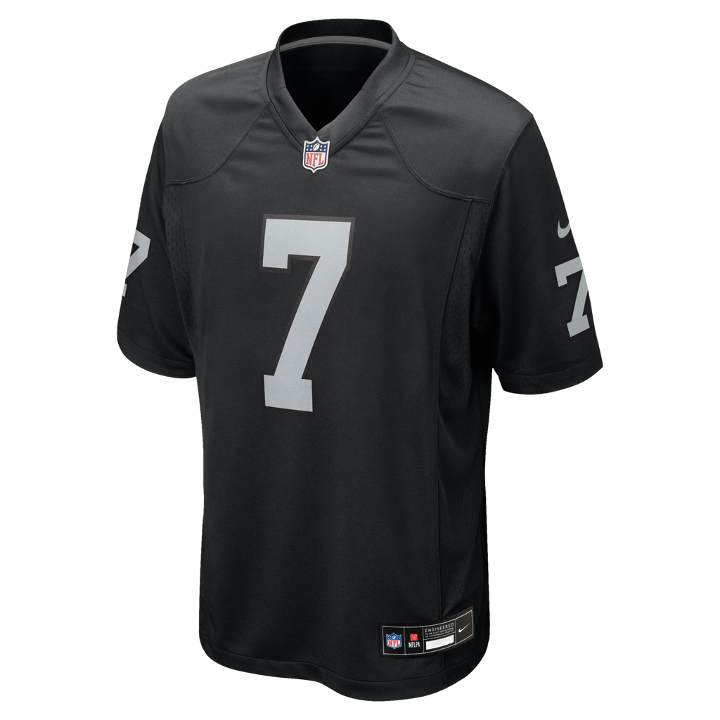 Las Vegas Raiders Quay Walker Black Team Game Jersey