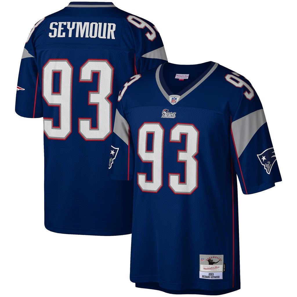 New England Patriots Richard Seymour Navy Legacy Replica Jersey