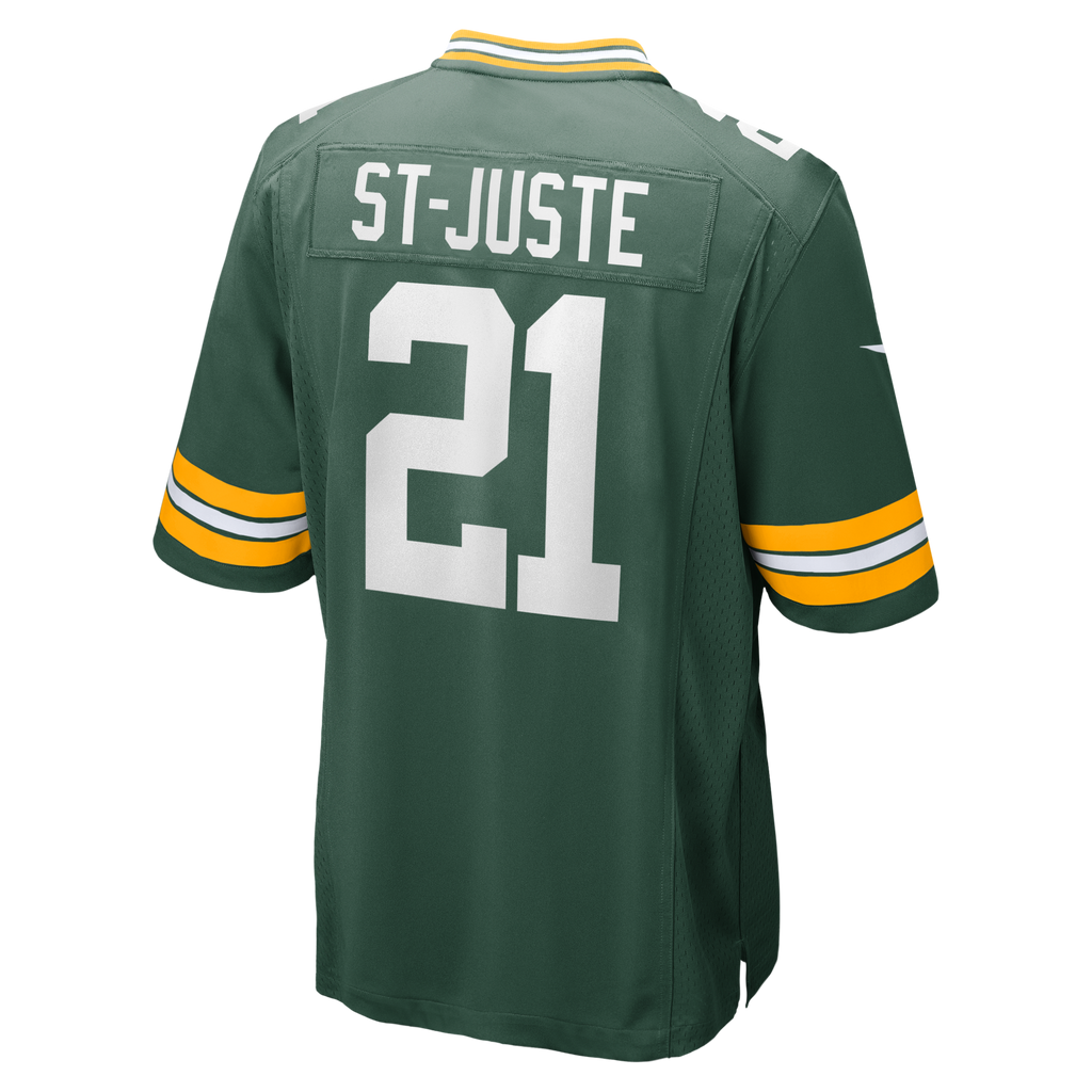 Green Bay Packers Benjamin St-Juste Green Team Game Jersey