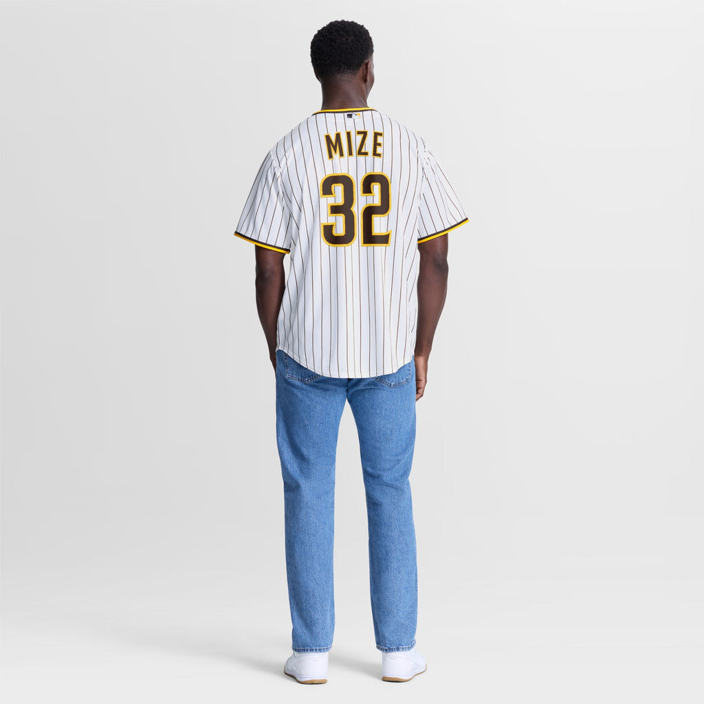 San Diego Padres Casey Mize White Home Replica Jersey