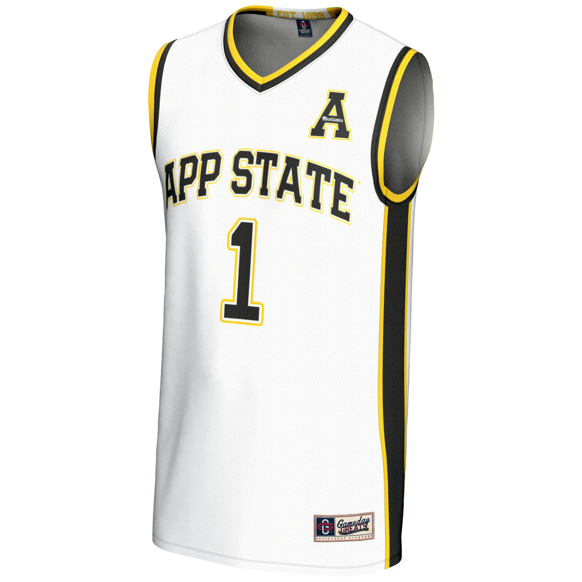 #70 Appalachian State Mountaineers Lightweight Basketball Jersey - White
