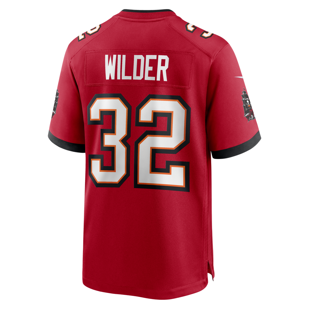 Tampa Bay Buccaneers James Wilder Red Game Retired Player Jersey