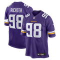 Minnesota Vikings Bo Richter Purple Team Game Jersey