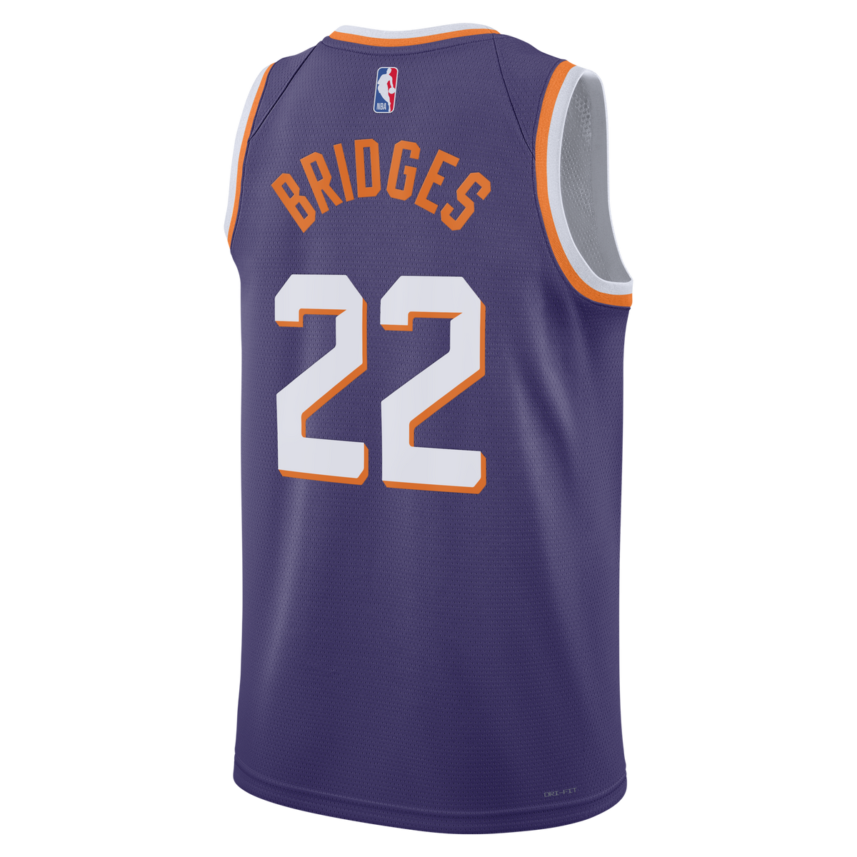 Phoenix Suns Icon Edition Swingman Jersey - Purple - Miles Bridges