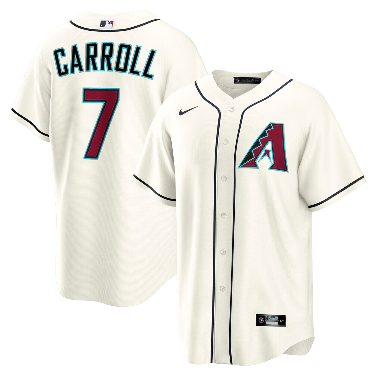 Arizona Diamondbacks Corbin Carroll Cream Home Replica Jersey