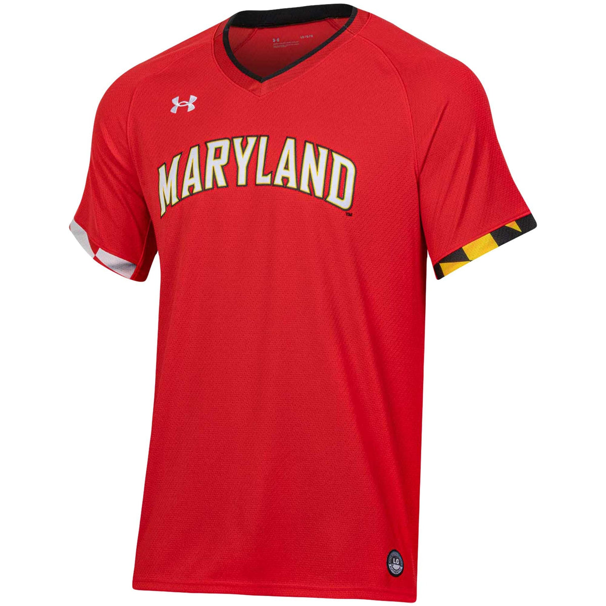 Maryland Terrapins Softball V-Neck Jersey - Red