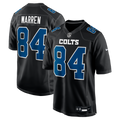 Indianapolis Colts Tyler Warren Carbon Black Fashion Game Jersey