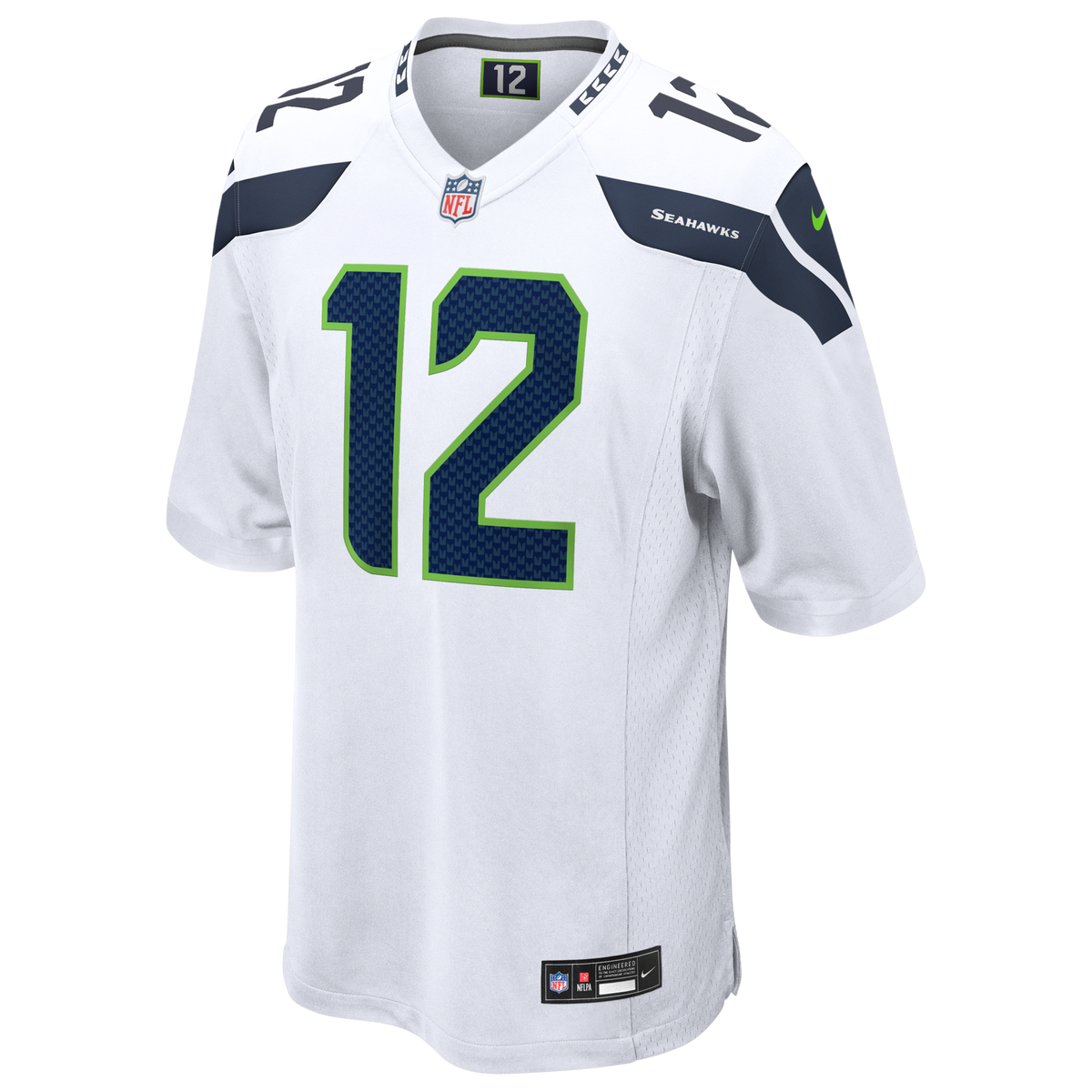 Seattle Seahawks 12s White Game Jersey