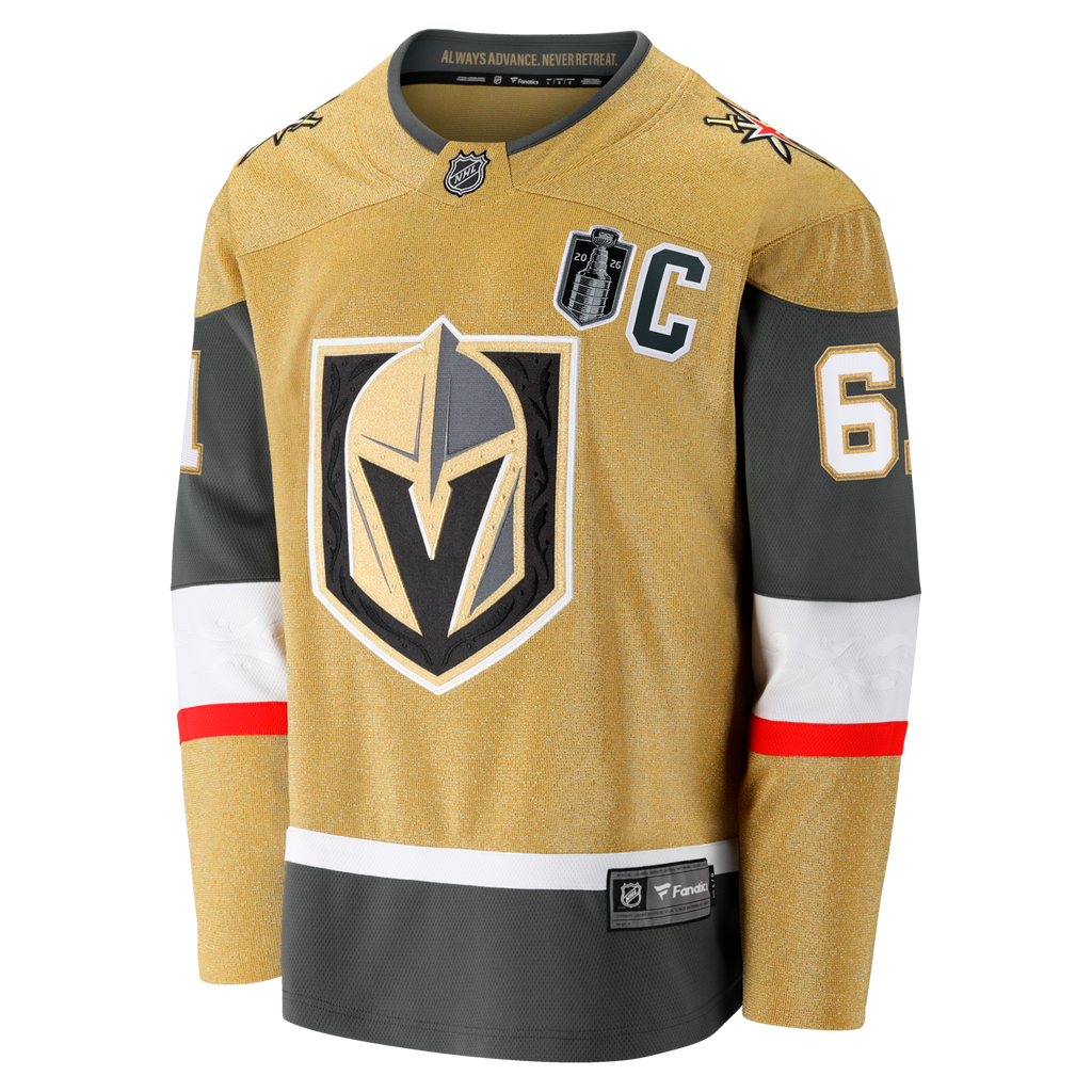 Vegas Golden Knights Mark Stone Gold 2026 Stanley Cup Final Breakaway Jersey