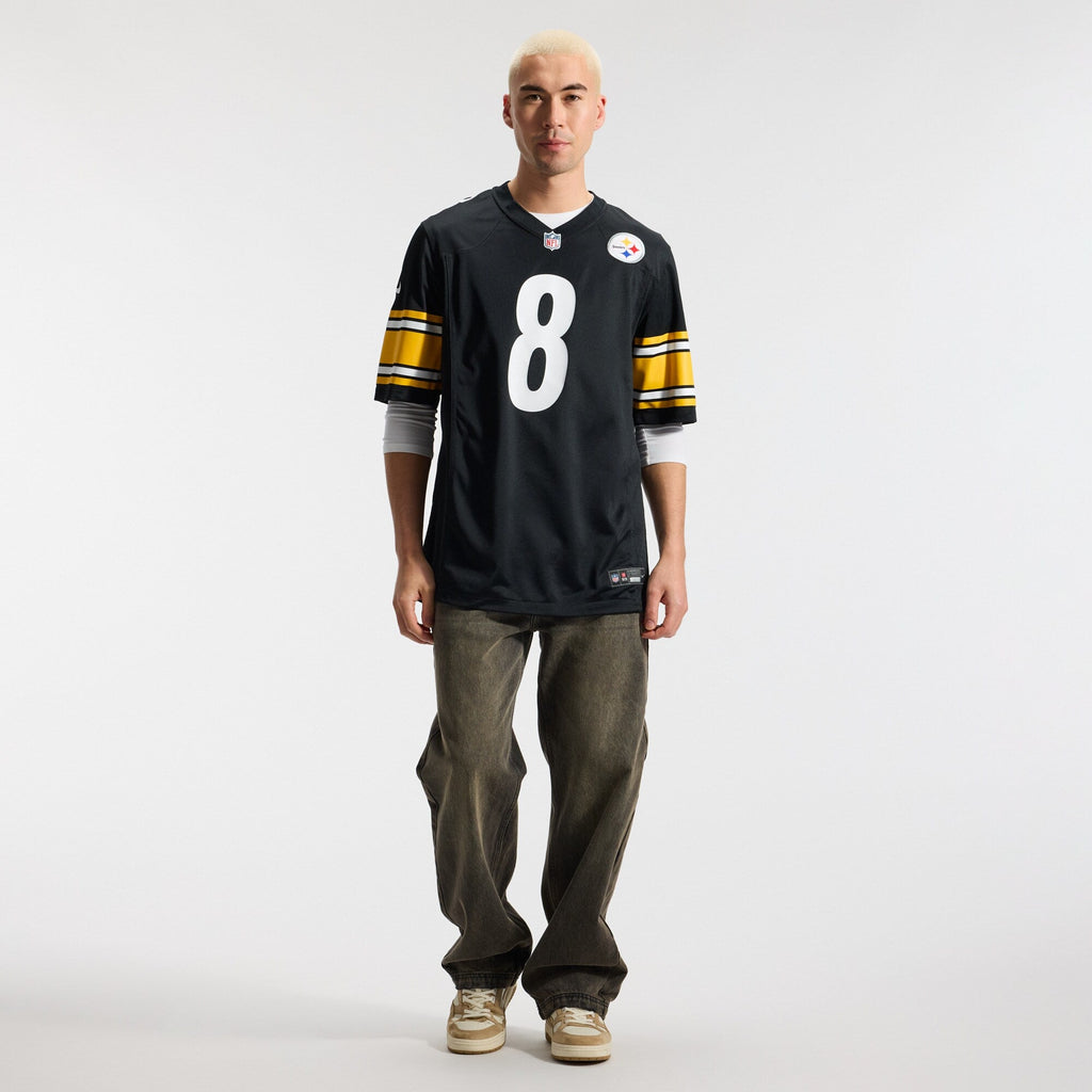 Pittsburgh Steelers Aaron Rodgers Black Game Jersey
