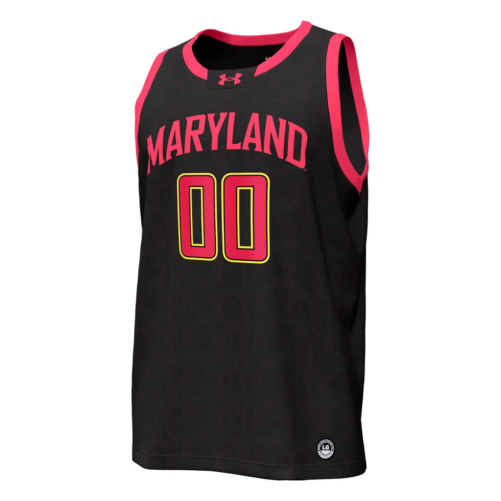 Maryland Terrapins NIL Pick-A-Player Basketball Replica Jersey - Black
