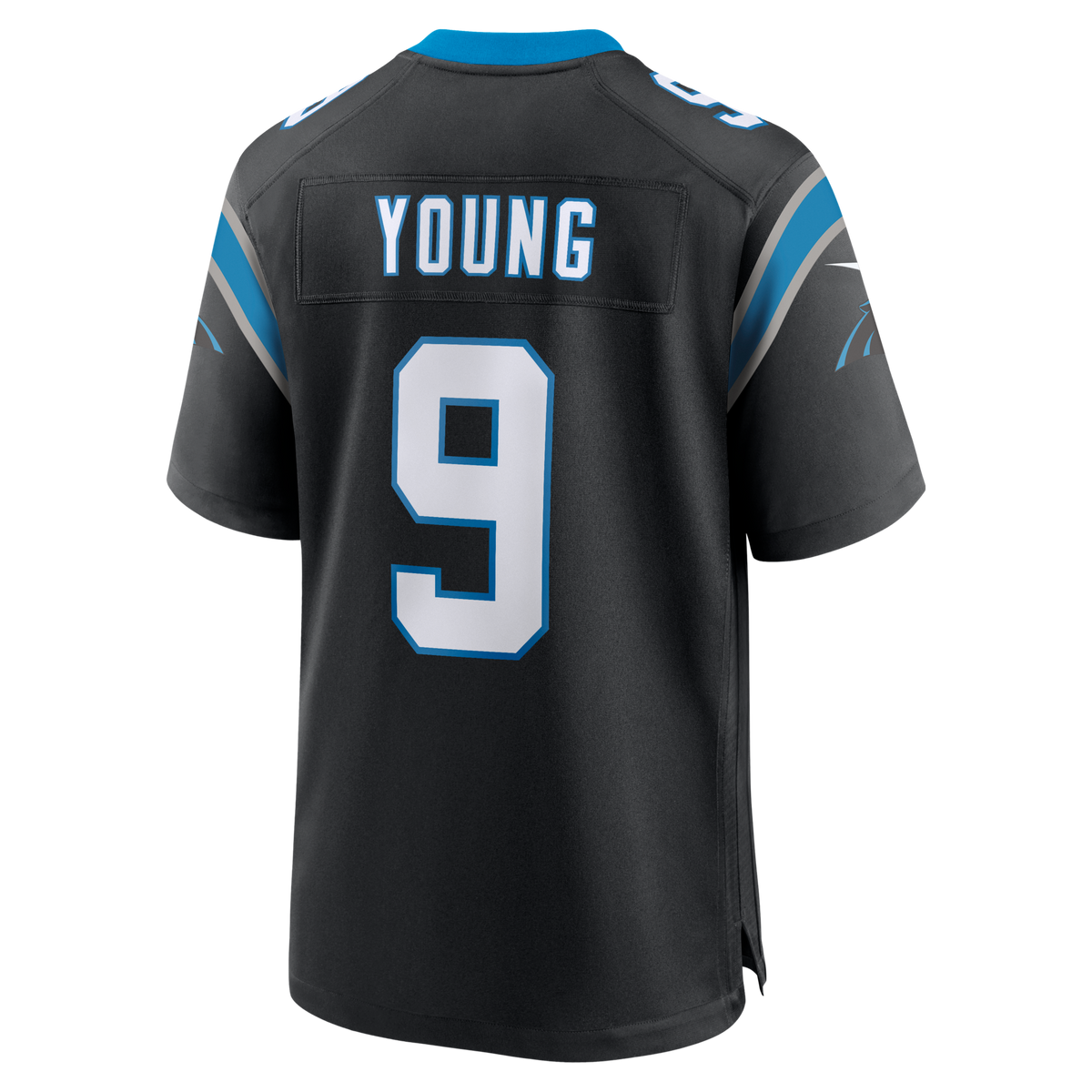 Carolina Panthers Bryce Young Black Team Game Jersey