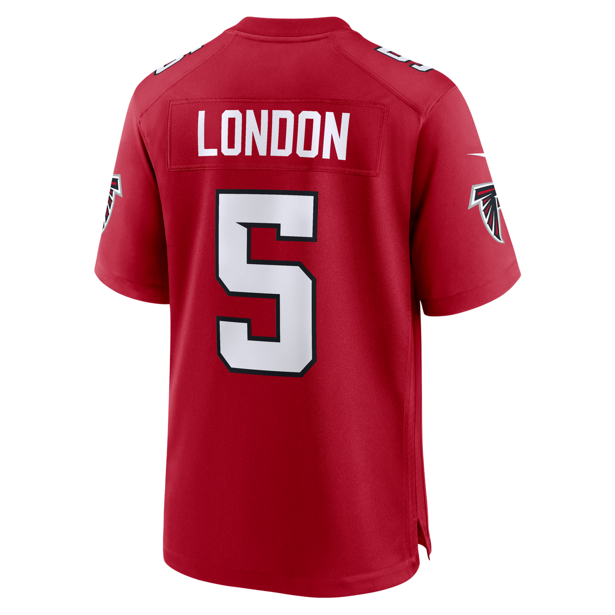 Atlanta Falcons Drake London Red Game Jersey