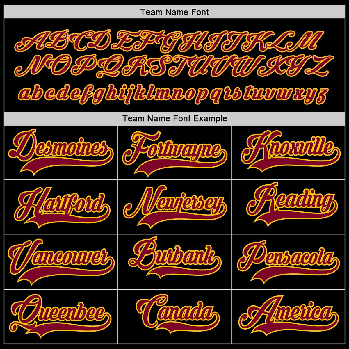 Custom Hockey Jersey - Black Maroon-Gold