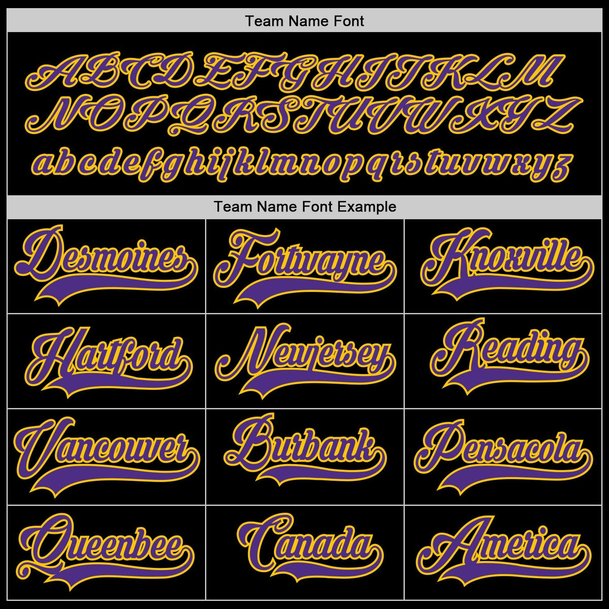 Custom Hockey Jersey - Black Purple-Gold