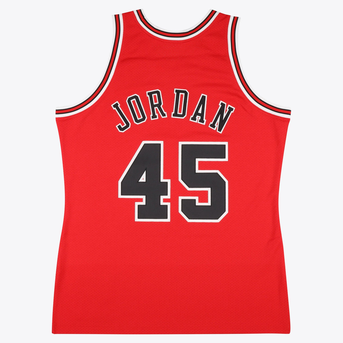 Chicago Bulls Michael Jordan 1994-95 Road 45 Authentic Jersey - Red
