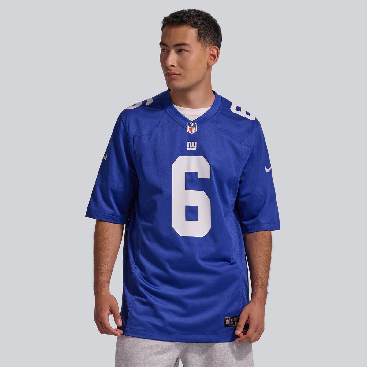 New York Giants Jaxson Dart Royal Team Game Jersey