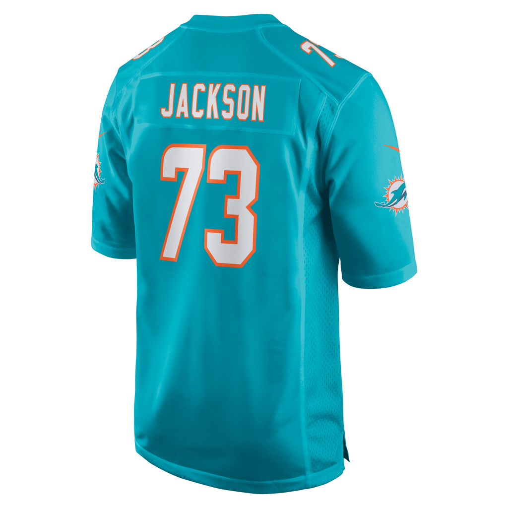 Miami Dolphins Austin Jackson Aqua Game Jersey