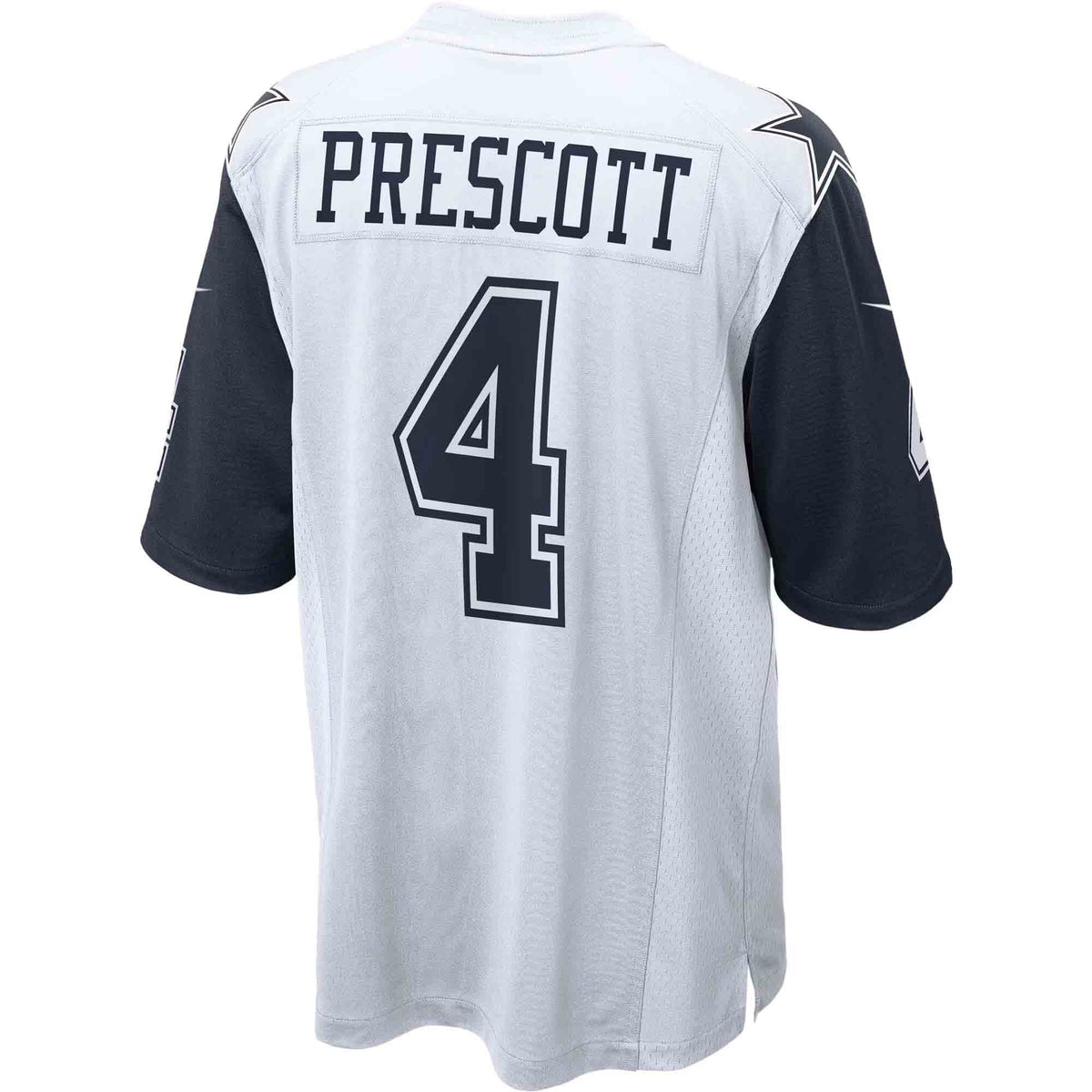 Dallas Cowboys Dak Prescott White Alternate Game Team Jersey