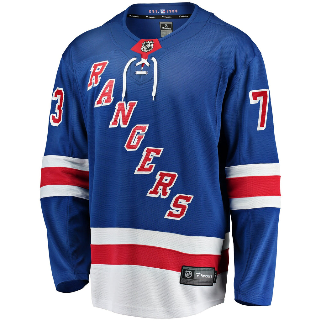 New York Rangers Matt Rempe Blue Home Breakaway Jersey