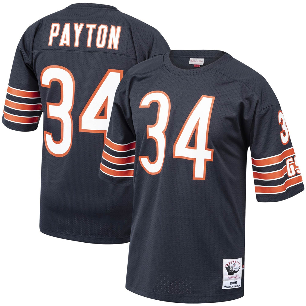 Chicago Bears 1985 Walter Payton Navy Authentic Throwback Retired Player Jersey