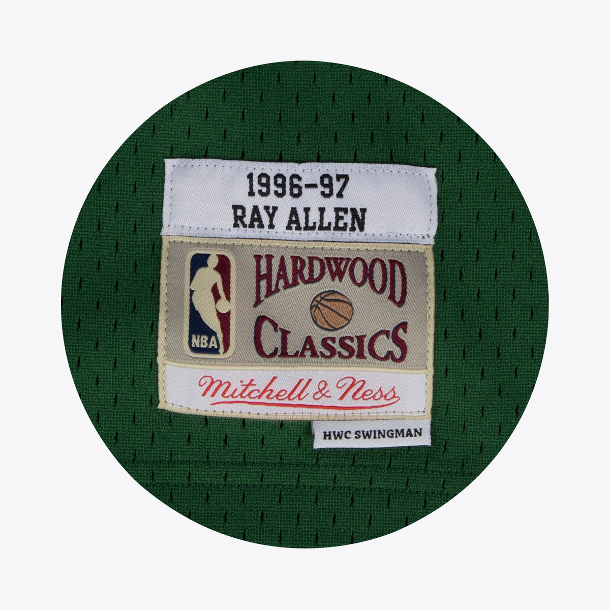 Milwaukee Bucks Ray Allen 1996 Hardwood Classics Alternate Swingman Jersey - Dark Green