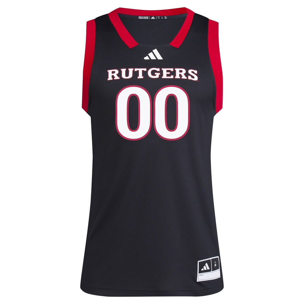 #1 Black Rutgers Scarlet Knights Replica Swingman Jersey