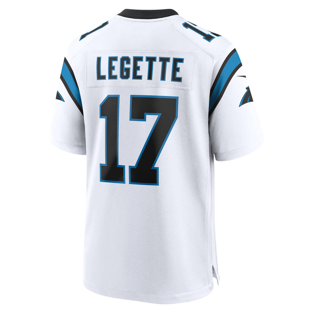 Carolina Panthers Xavier Legette White Game Jersey