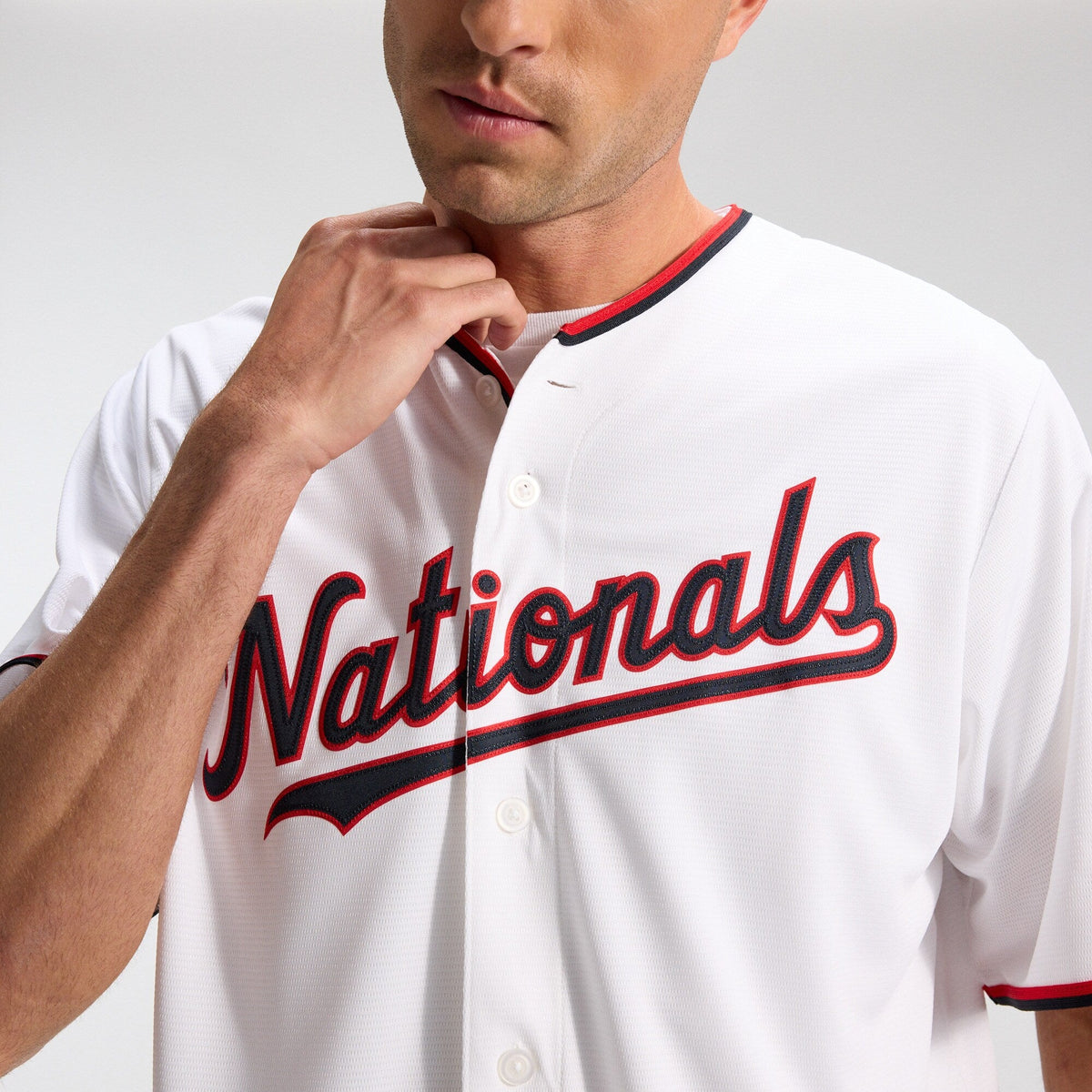 Washington Nationals CJ Abrams White Home Replica Jersey