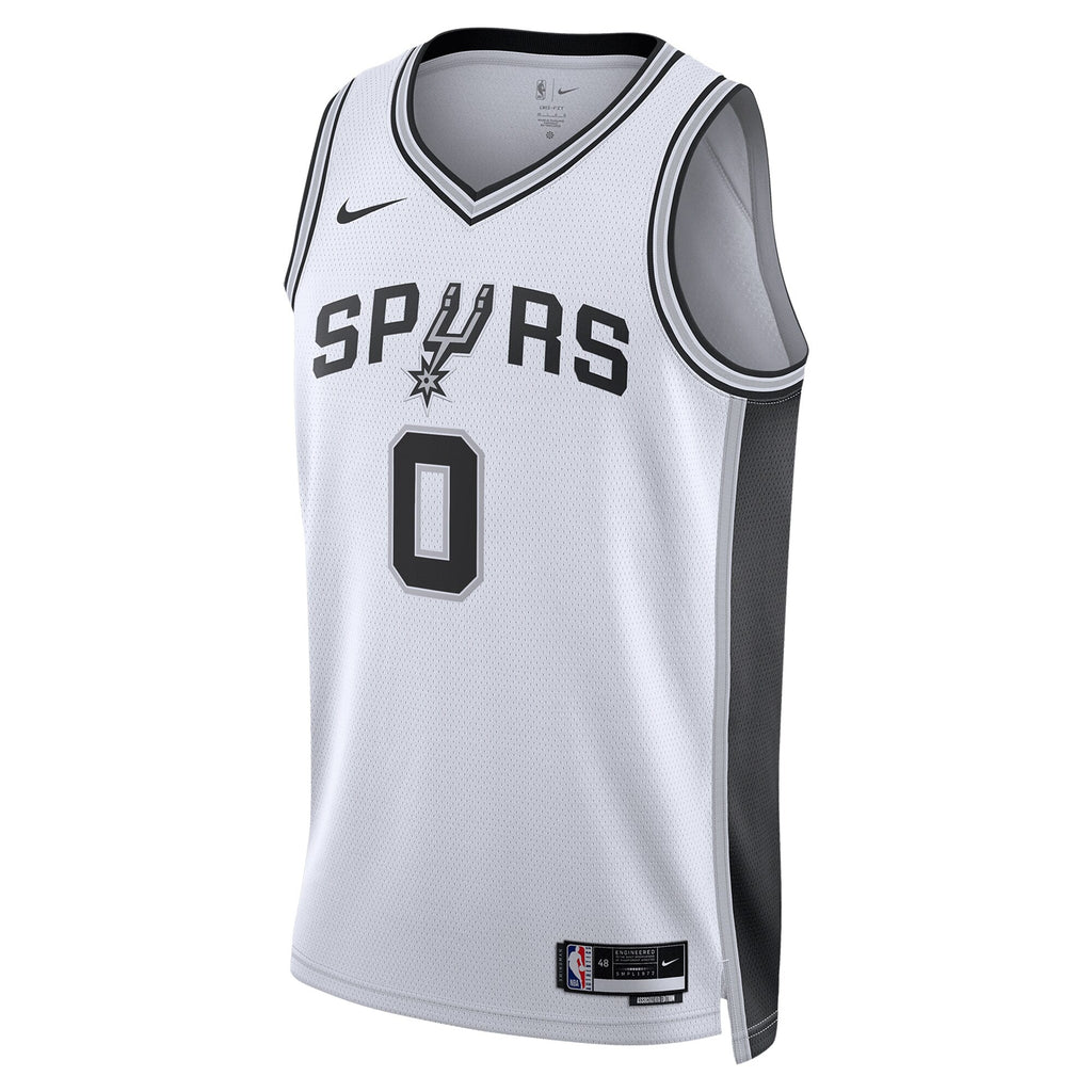 San Antonio Spurs Association Edition Swingman Jersey - White - Keldon Johnson