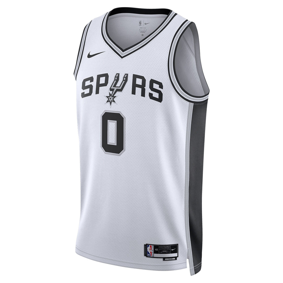 San Antonio Spurs Association Edition Swingman Jersey - White - Keldon Johnson