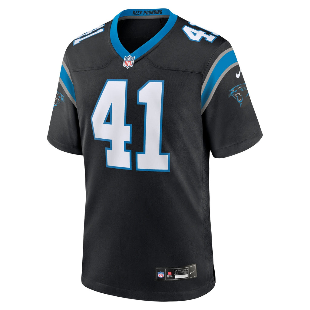 Carolina Panthers Jacoby Windmon Black Team Game Jersey