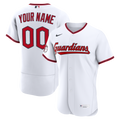 Cleveland Guardians White Home Authentic Custom Jersey