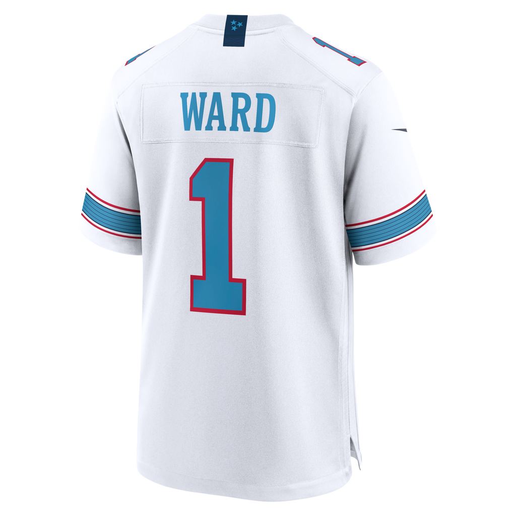 Tennessee Titans Cameron Ward White Game Jersey