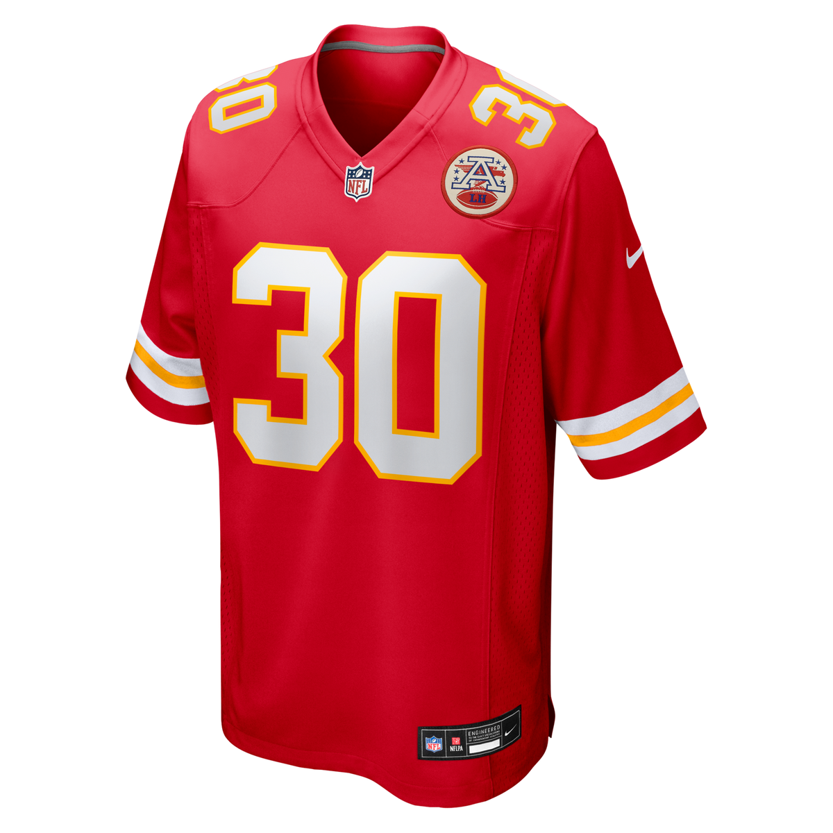 Kansas City Chiefs Chris Roland-Wallace Red Game Jersey