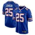 Buffalo Bills Ty Johnson Royal Team Game Jersey