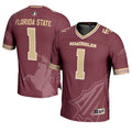 #1 Florida State Seminoles Icon Print Football Fashion Jersey - Garnet
