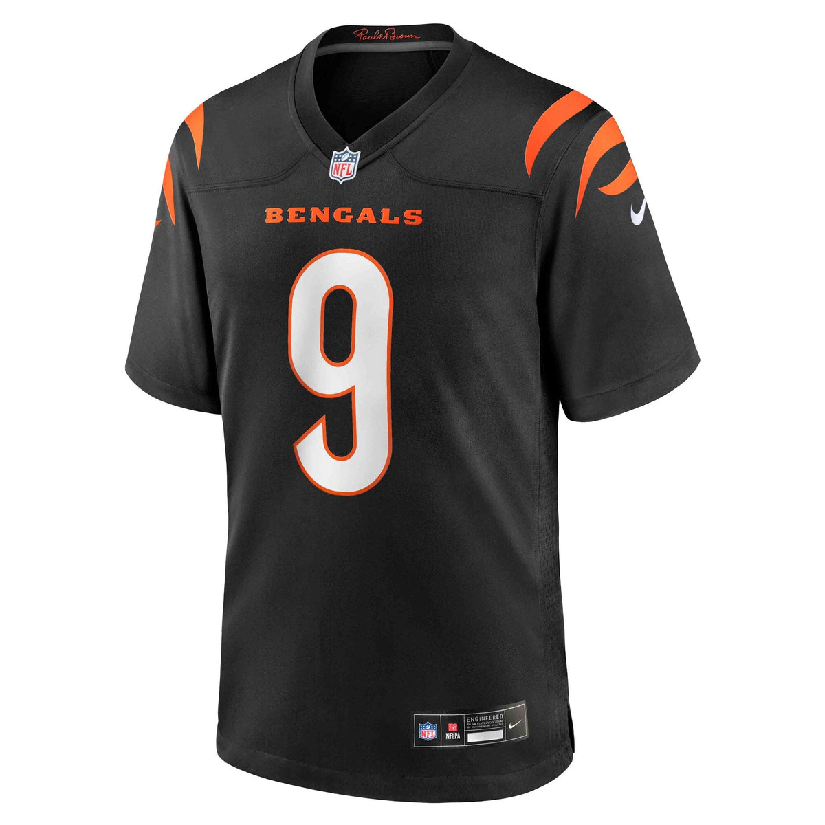 Cincinnati Bengals Joe Burrow Black Player Game Jersey