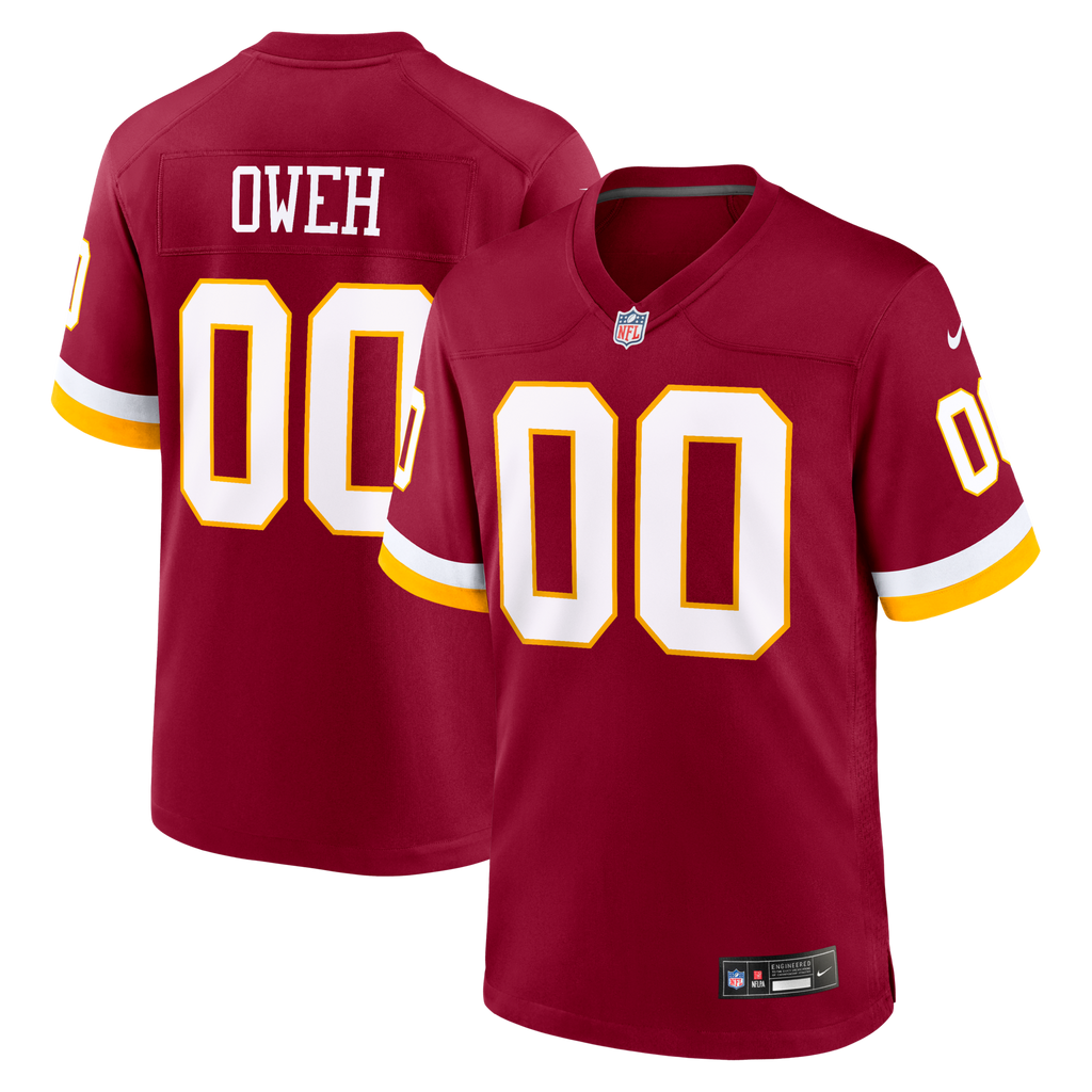 Washington Commanders Odafe Oweh Burgundy Game Jersey