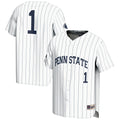 #1 Penn State Nittany Lions Lightweight Baseball Fashion Jersey - White