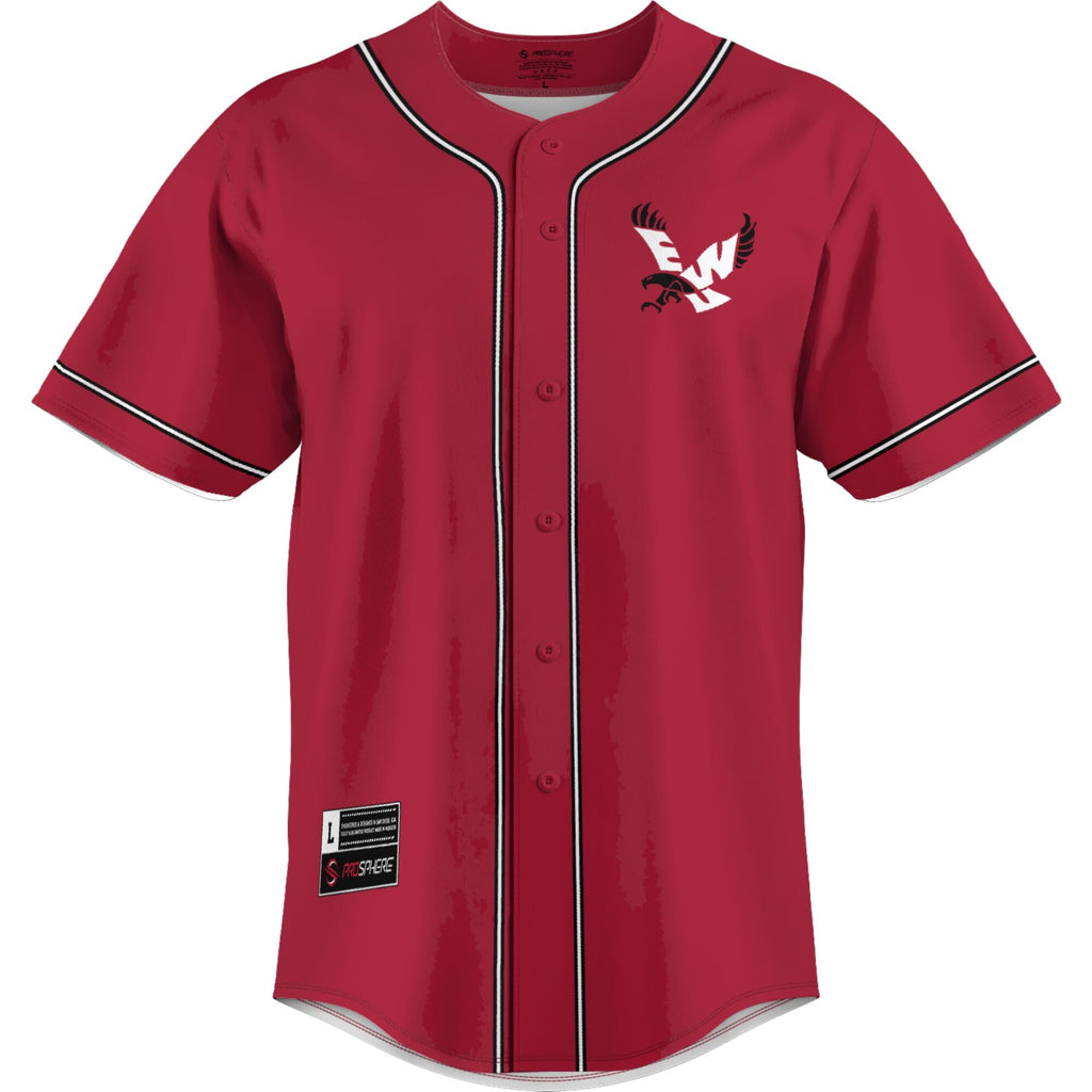Eastern Washington Eagles Lightweight Baseball Jersey - Red