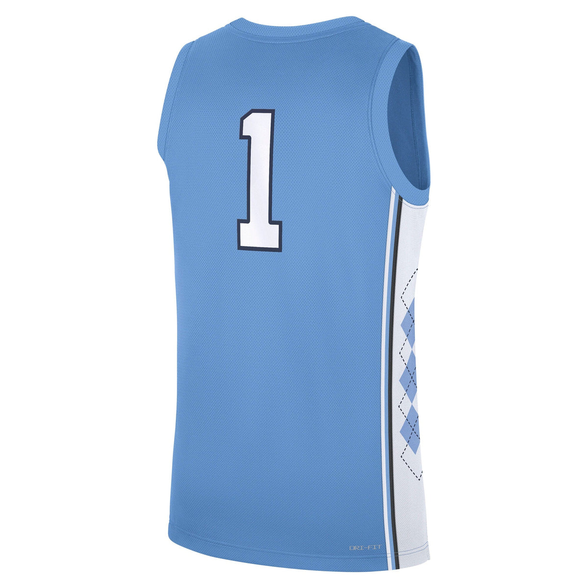 North Carolina Tar Heels Road Replica Basketball Jersey - Carolina Blue