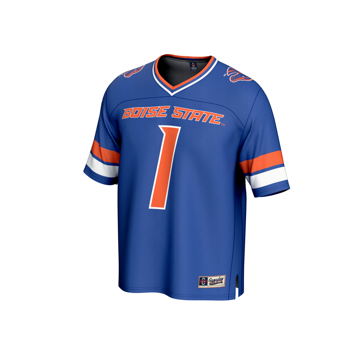 Boise State Broncos Collegiate Football Lightweight Fashion Jersey - Royal