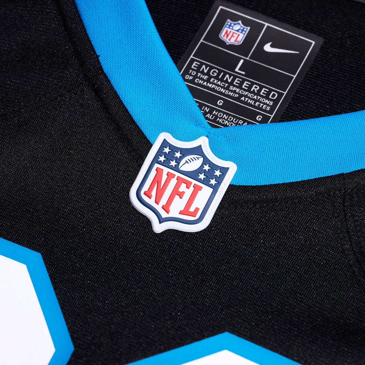 Carolina Panthers Lathan Ransom Black Team Game Jersey