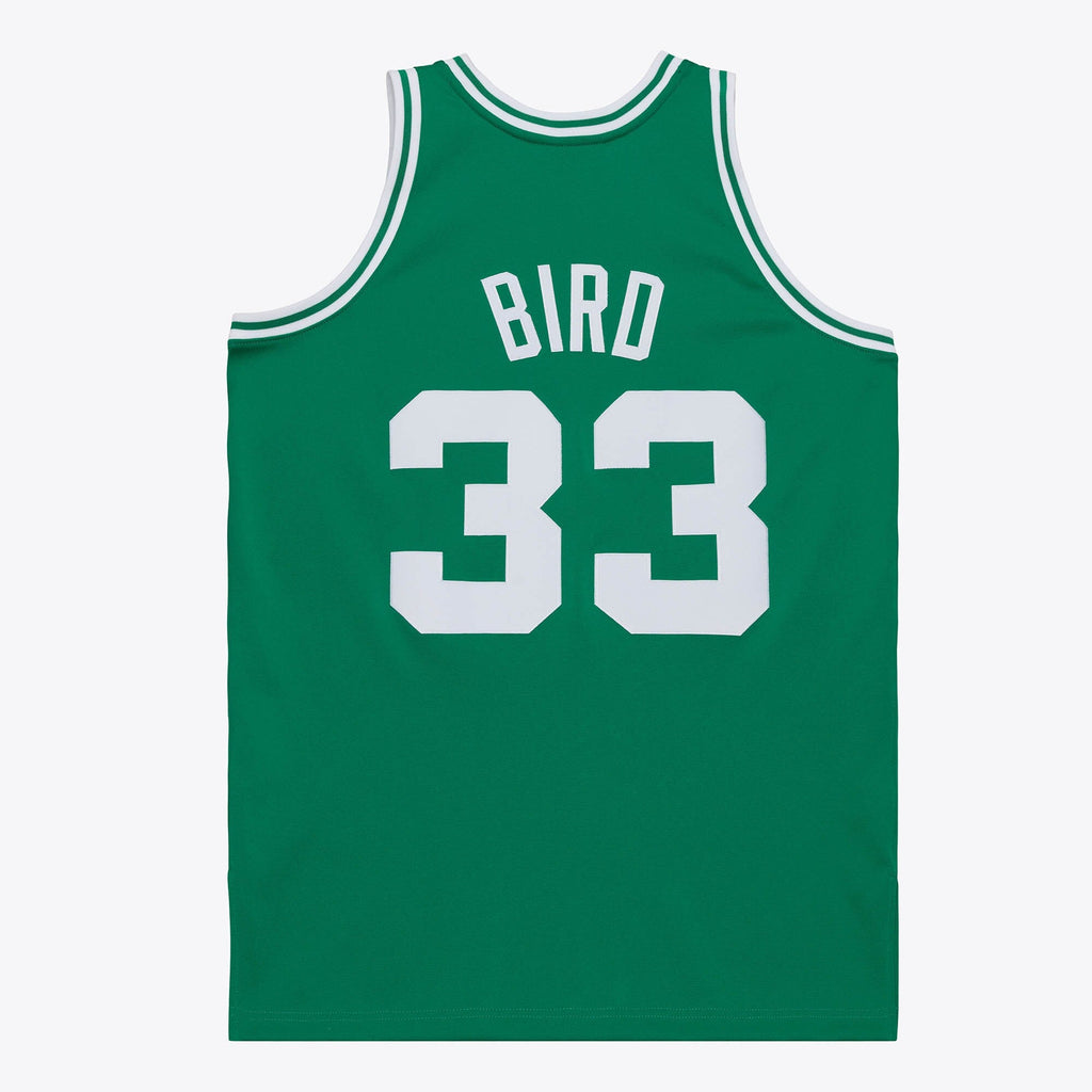 Boston Celtics Larry Bird 1985 Authentic Road Jersey - Kelly Green