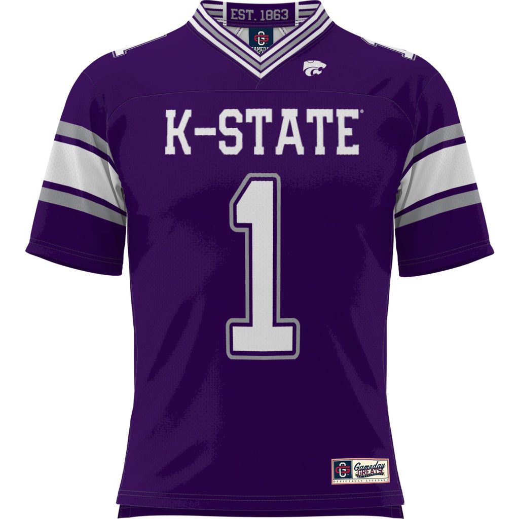 #1 Kansas State Wildcats Football Jersey - Purple