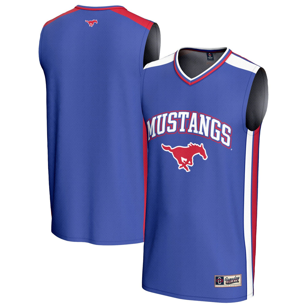SMU Mustangs Basketball Jersey - Royal