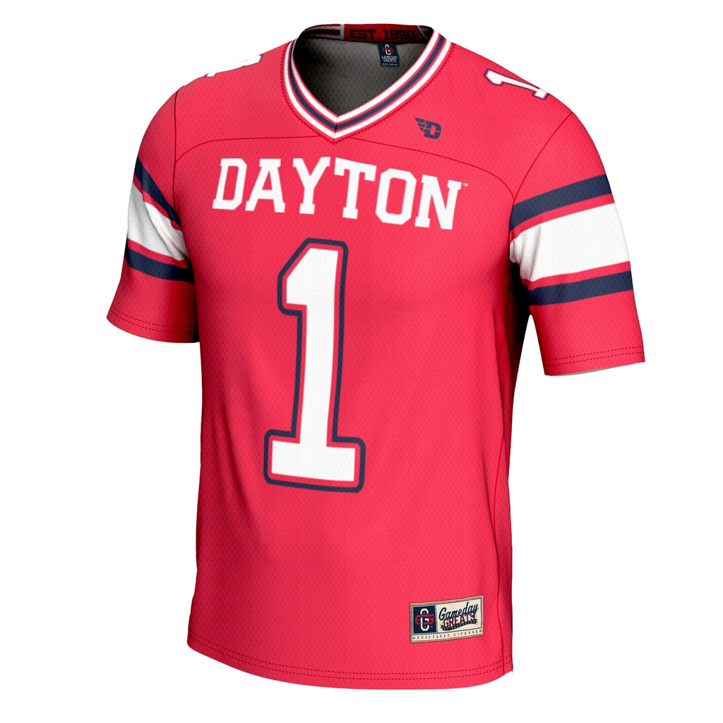 #1 Dayton Flyers Football Jersey – Red
