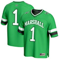 #1 Marshall Thundering Herd Lightweight Collegiate Football Fashion Jersey - Kelly Green